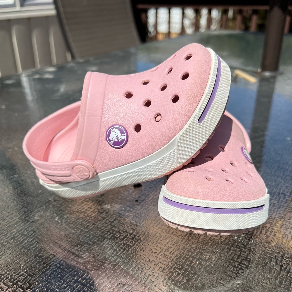 Pink Toddler Crocs